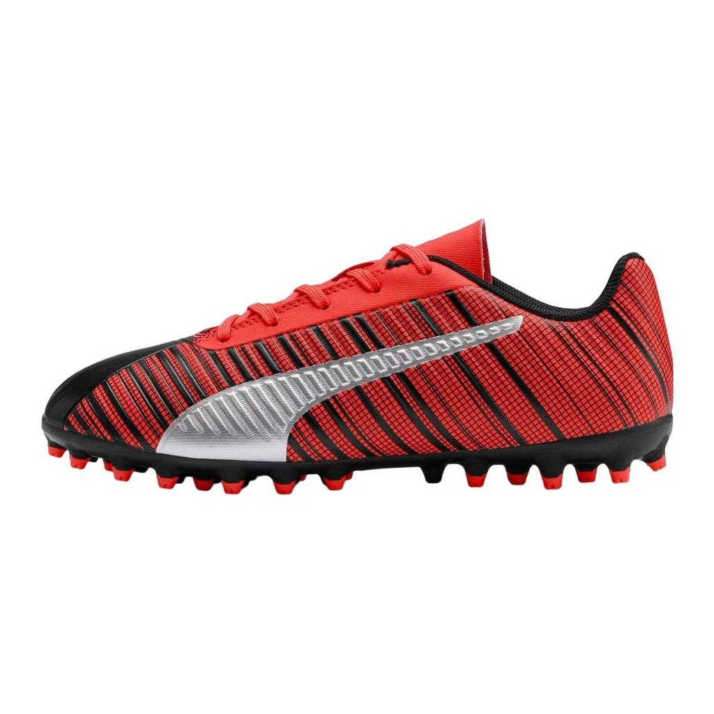 Puma One 5.4 Mg Junior Artificial Turf Soccer Shoes Kids Soccer Shoes Red 105665-01
