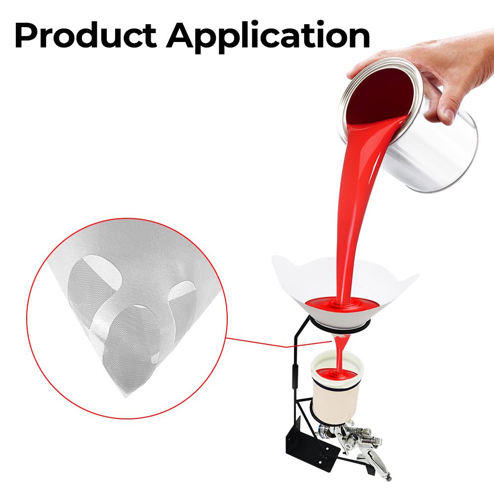 Paint Filter Conical Nylon Micron Papers Paper Funnels Tools 200 Pcs Purifying Straining Cup Funnel Disposable Paper Filters 100 Mesh