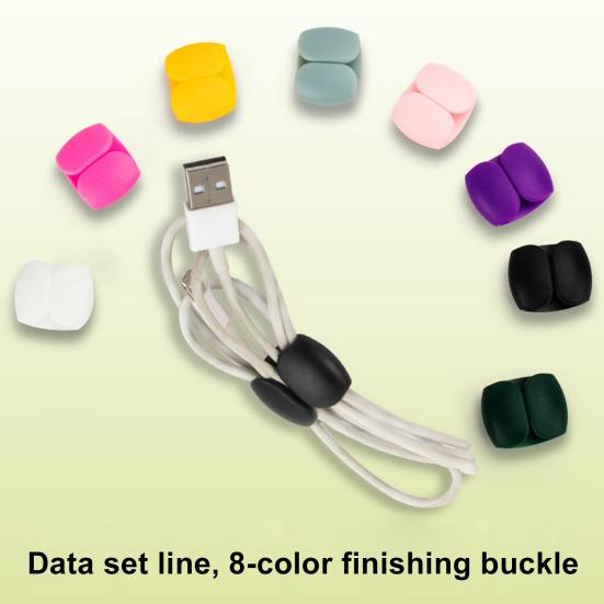 10/20Pcs Cable Organizer Clip Earphone Charging Date Power Cord Management Storage Buckle Portable Travel Home Desk Wire Holder Keeper