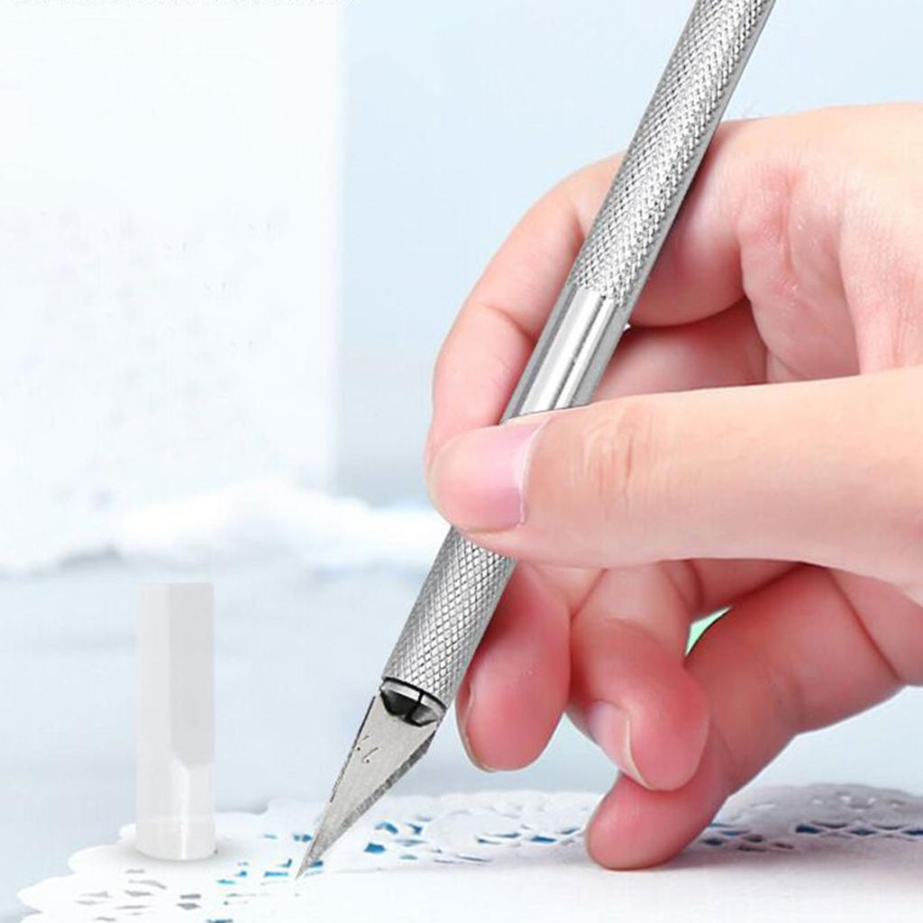 Exacto Knife for Crafting Manual Rubber Stamp Carving Penknife Art Knife for Crafting Modeling Knife