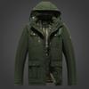 Winter Men's New Velvet Warm and Cold-proof Hooded Men's Casual Jacket Outdoor Multi-bag Workwear Cotton Coat for Men
