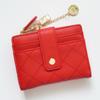 ZOOLO Women's Wallet Quilted Simple Card Mini Half Wallet