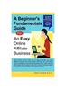 Книга A Beginner's Fundamentals Guide: For an Easy Online Affiliate Business