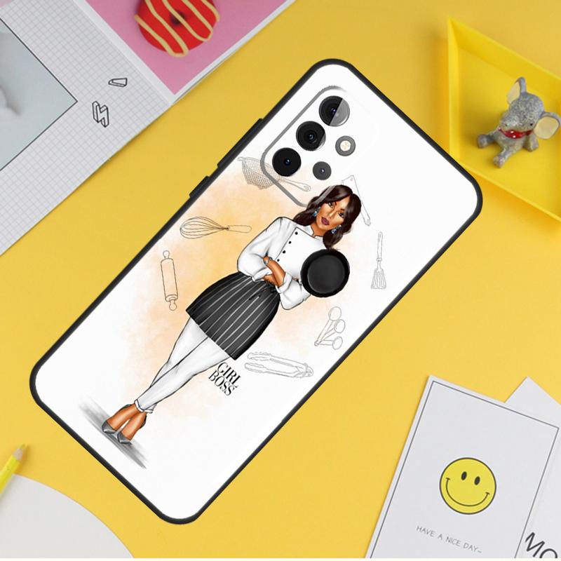 Чехол для телефона с кухонными инструментами для Samsung Galaxy A53 A33 A13 A12 A32 A52 A14 A34 A54 A15 A25 A35 A55 A71 A51