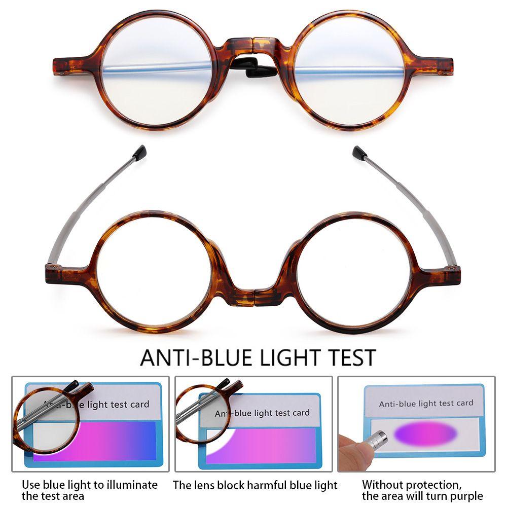 Легко носить для женщин и мужчин Складные очки для пресбиопии с чехлом-брелоком Мини очки для чтения Ридеры