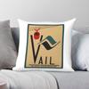 Vail Colorado Vintage Travel Decal Square Pillowcase Polyester Linen Velvet Printed Throw Pillow Case Bed Cushion Cover 45x45