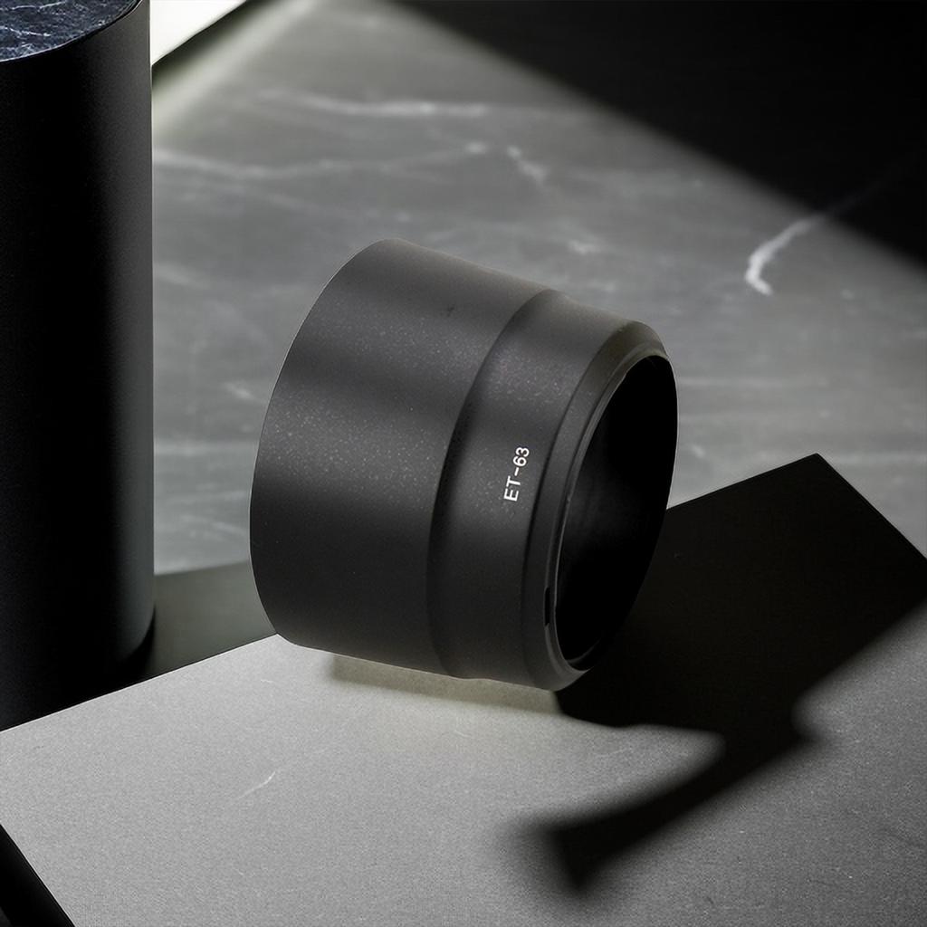 Реверсивная бленда объектива ET63 для EF-S 55-250mm f/4-5.6 IS STM для получения четких и ясных изображений. Защитный экран для объектива.
