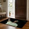 Rapper BBooba Floor Mat Soft Flannel Absorbent Mat Non-Slip Rug Home Bedroom Bathroom