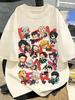 Plus Size Demon Slayer Anime Print Unisex and Women Tshirt Casual Parentchild Top Fashionable Summer Street Cotton Harajuku Y2K