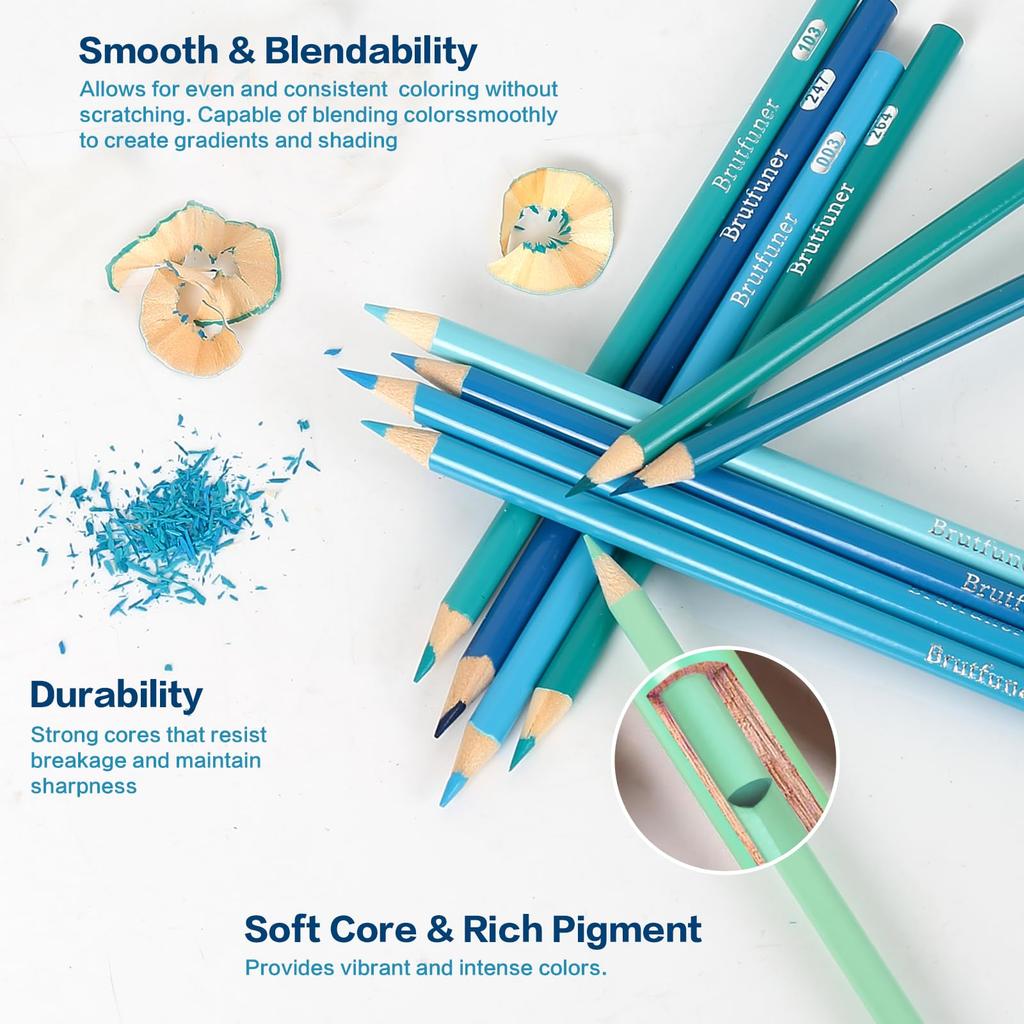 Набор цветных карандашей на масляной основе, 300 цветов, профессиональный набор цветных карандашей с мягким грифелем, идеально подходит для раскрашивания и рисования, для детей, взрослых и художников