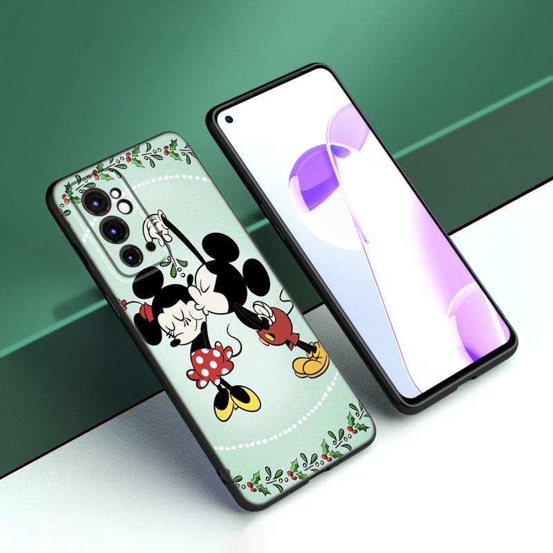 Черный силиконовый чехол для телефона Mickey Minnie для OnePlus 9R 10R 11R 12R ACE 2 Pro 2V 3V Nord CE 2 3 Lite 4 N10 N20 N30 SE 5G