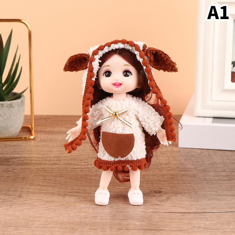Innovative And Practical For Girls Birthday Gift Cute Princess Diy Dress Up Toys 16Cm Exquisite Mini Imitation Dolls