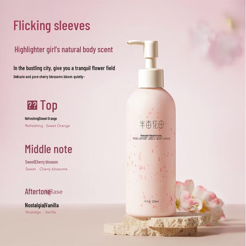 Ban Mu Hua Tian Niacinamide Cherry Blossom Body Lotion