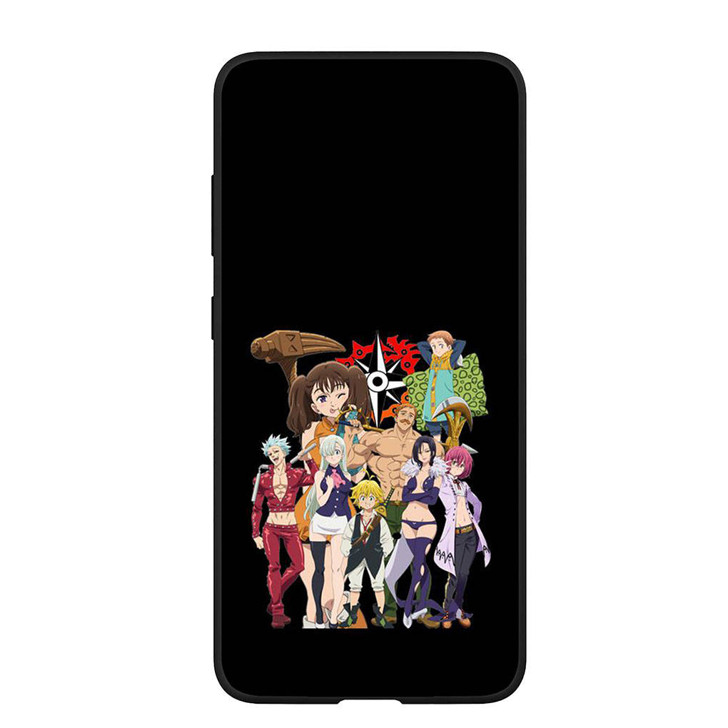 Чехол для телефона Samsung Galaxy S25 S24 S23 iPhone 16 15 Xiaomi Redmi Note 14 13 12 16E X 11 Pro Max OPPO Moto Huawei Cartoon Seven Deadly Sins Meliodas