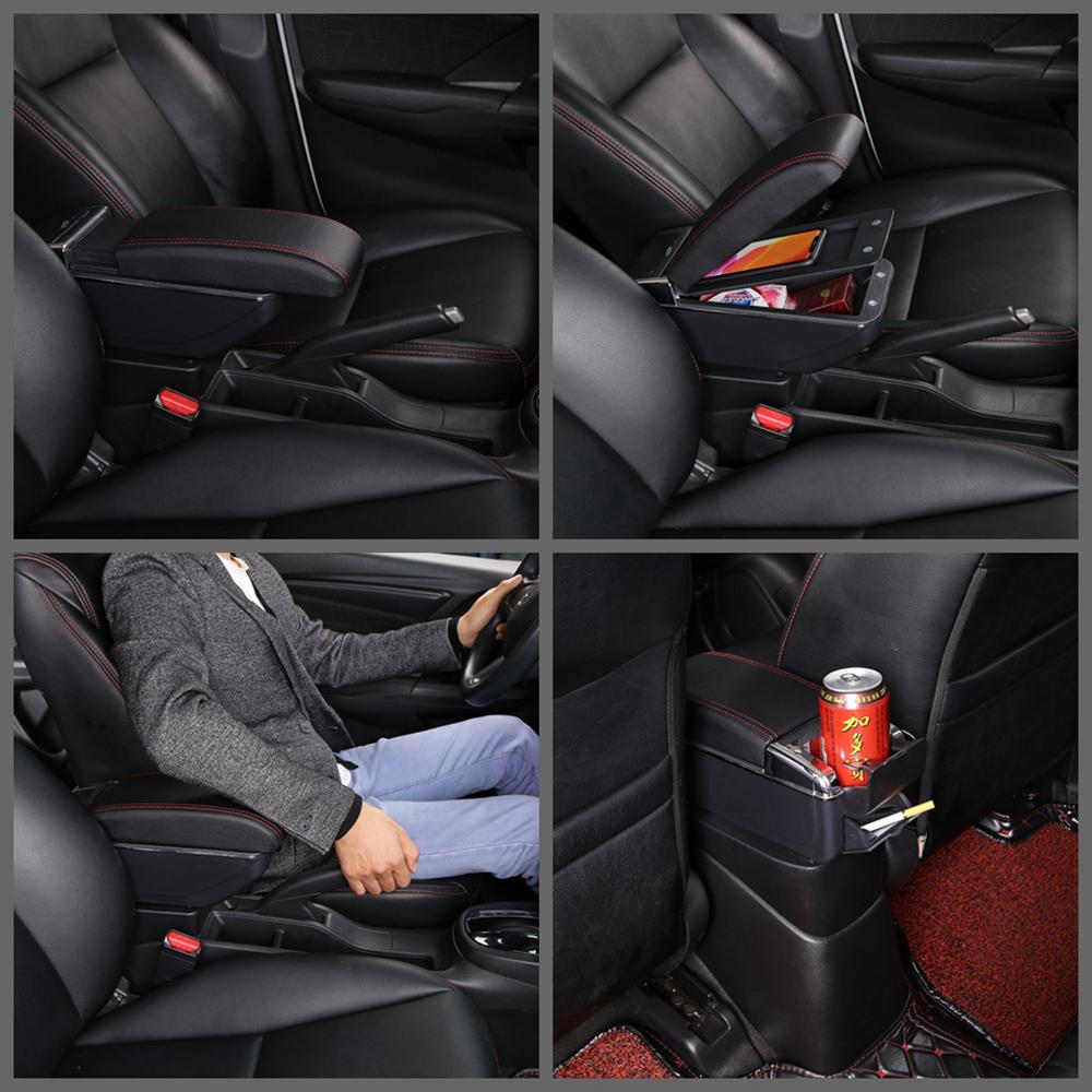 Для Renault Logan 2, для Renault Sandero 2, автомобильный подлокотник, внутренняя коробка, специальные аксессуары для модернизации, центральное хранилище