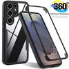 Full Protector Cases for Samsung Galaxy S25 S24 S23 S22 S21 Ultra Plus 360 Double Sided Case For Samsung S24 S23 S21 FE Cover