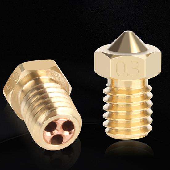 Распылительная насадка с тремя глазами Hot End, высокая прочность, простота установки, универсальная насадка с высоким расходом, аксессуары для 3D-принтеров