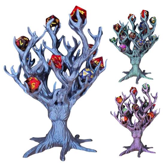 Держатель для игральных костей Goddess Tree, настольный держатель для нескольких игральных костей, органайзер для игровых костей Tree RPG, игровой аксессуар для любителей настольных игр