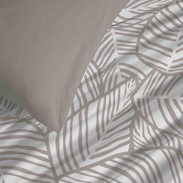 Pack complet housse de couette réversible "Vanessa" 6 pièces pour lit 160 x 200 Fira Naturel