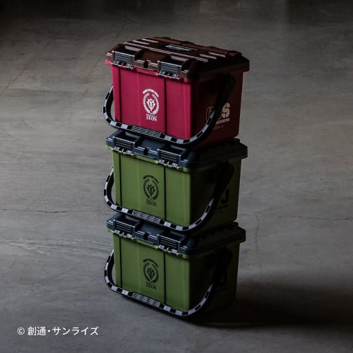 Plex Mobile Suit Gundam Toolbox 17L Zeon Principality Model Zaku Light Green