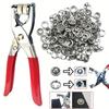 200pcs Metal Sewing Buttons and 1pc Snap Fastener Pliers Set - Easy DIY Clothes Buckle Installation