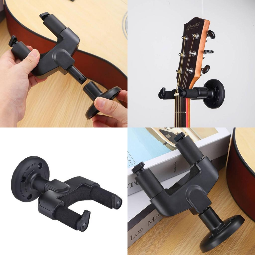 Guitar Accessory Wall Bracket Steel Mounting Clip For Acoustic Electric Stringed Instruments
