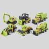 Children Educational Toys Simulation Sliding Alloy Mini Engineering Car Excavator Bulldozer Roller Dumper Boy Birthday Gift