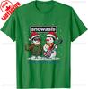 Creative Snowasis Some Might Sleigh Christmas Snowman Rock Band Music Pattern High Quality Cotton TShirt Funny Streetwear Tops