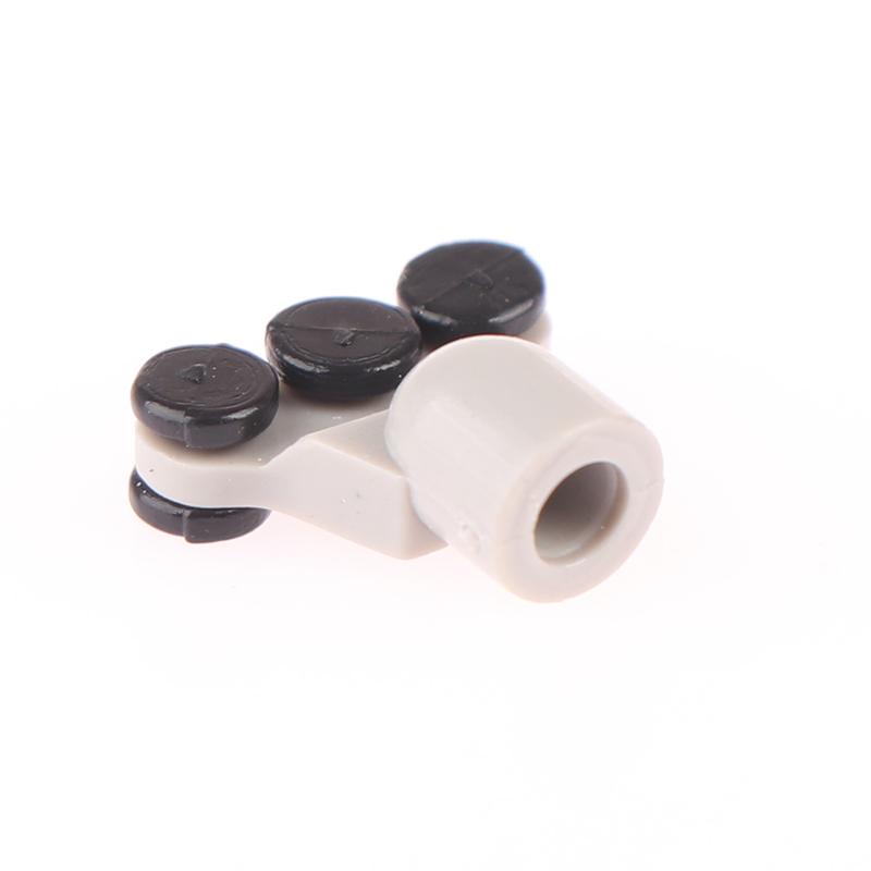 Один комплект колес, 6 маленьких колес для 20-сантиметровой металлической модели самолета Ан-225 Советского Союза