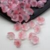 20PCS/Lot 12x7mm Glass Trumpet Flower Beads For Jewelry Making DIY Necklace Bracelets Jewelry Accessories