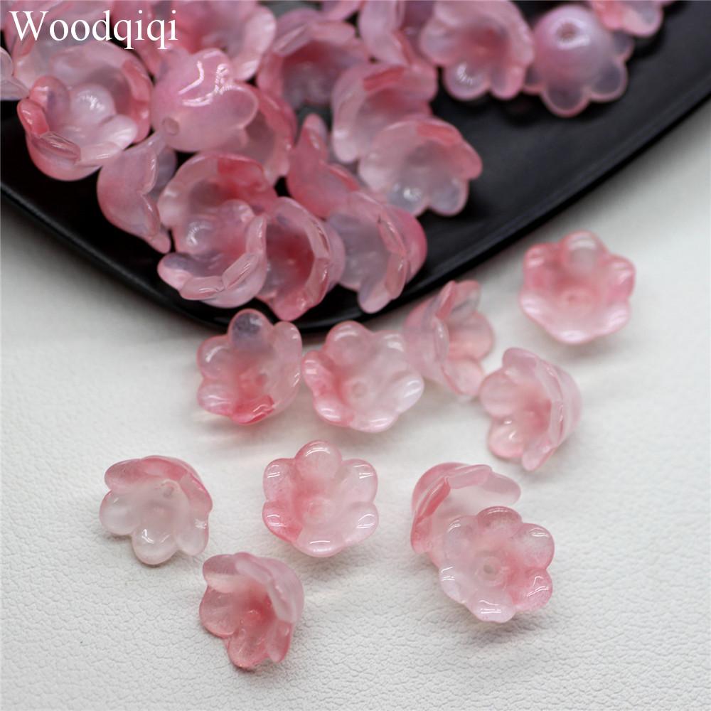 For Jewelry Making Jewelry Accessories High Quality Bracelets Necklace Beads Caps 20PCS/Lot 12x7mm Charms DIY Popular Spacer Beads Glass