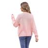 Women's Autumn and Winter Button Cardigan Floral Knitted Sweater