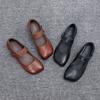 Flat-soled Soft Leather Shoes Retro Single Shoes Women's Casual Women's Shoes Women's Leather Shoes
