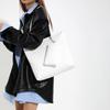 Stylish Large Capacity Quilted Shoulder Tote Bag For Women Urban Chic Handbag 2023 Trend