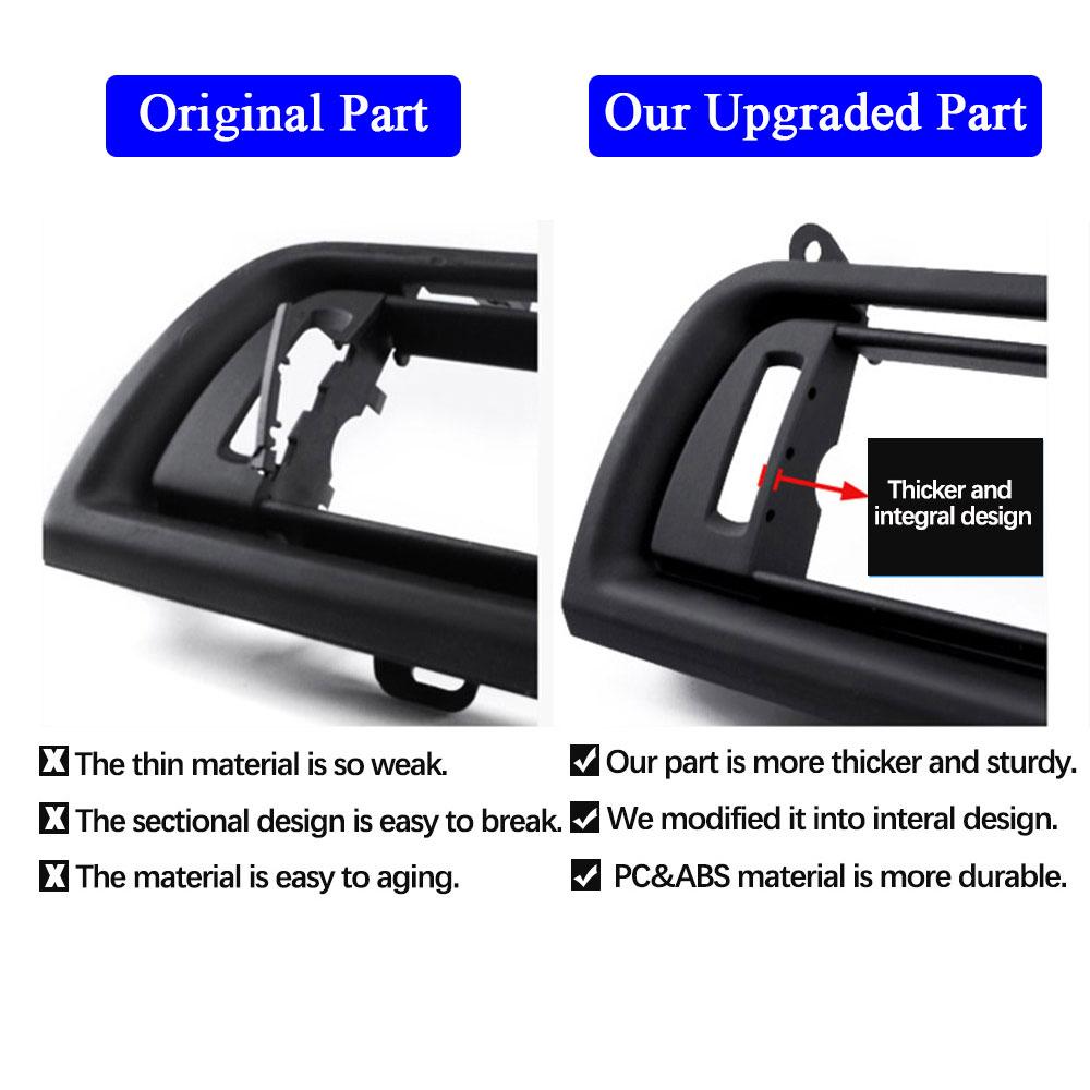 Левый руль с правым рулем, центральная левая и правая вентиляционная решетка переменного тока, замена крышки панели для BMW 5 серии F10 F11 520 523 525 528