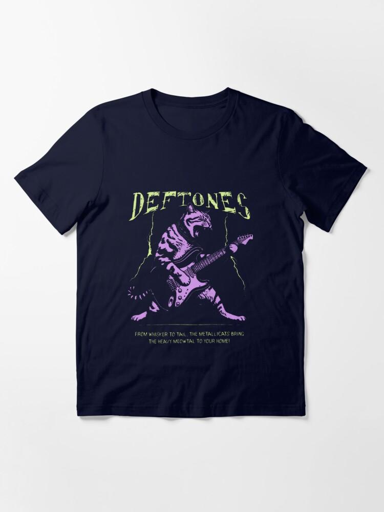 Арт Deftones Базовая футболка 2026Лето Мужская Женская Роскошная Мода Хлопковая Оверсайз Футболка Уличная Одежда Y2K Мужская Одежда