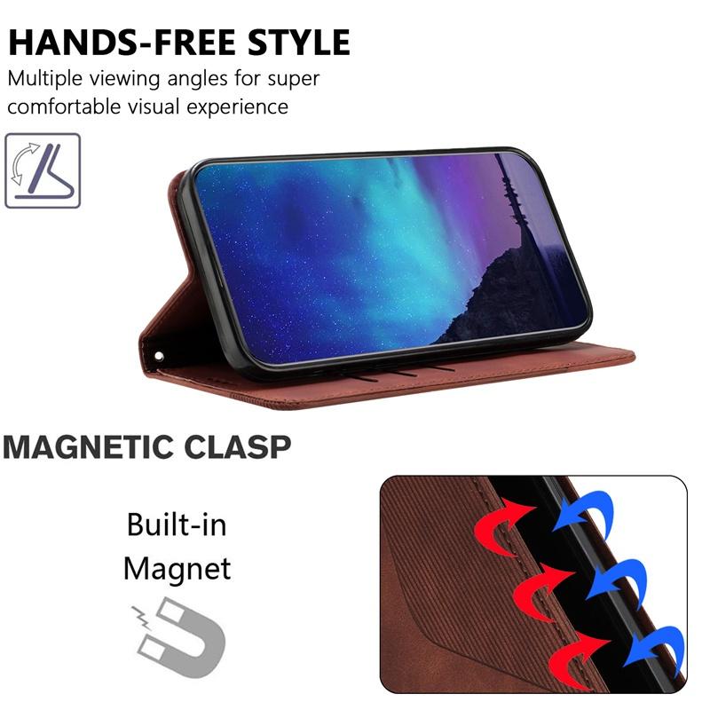 Кожаный чехол для Tcl 4X 20A 20R 30T 40R 40X 30 SE Plus 40 XE XL T601DL T603DL T671G T768S Stylus 5G Card Slot Flip Wallet Cover Case