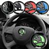 2025 Новый Черный Значок Руля для Автомобиля Skoda Superb RS Fabia Kodiaq Karoq Octavia A5 A7 Yeti Rapid Декоративные Наклейки Аксессуары