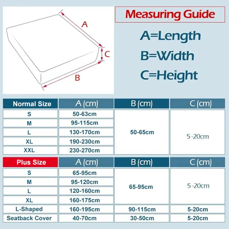 Jacquard Sofa Seat Cushion Cover Furniture Protector Covers For Living Room Washable Stretch Sofas Cover Sofa Slipcovers