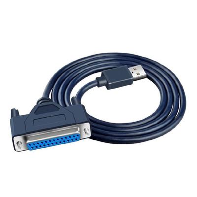 USB-кабель к DB25 для принтера, USB (папа) на DB25 (мама), 1248, конвертер параллельного принтера, аксессуары для кабелей