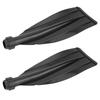 1 Pair Durable Kayak Canoe Paddle Blade Leaf Oar Replacement Accessories Black