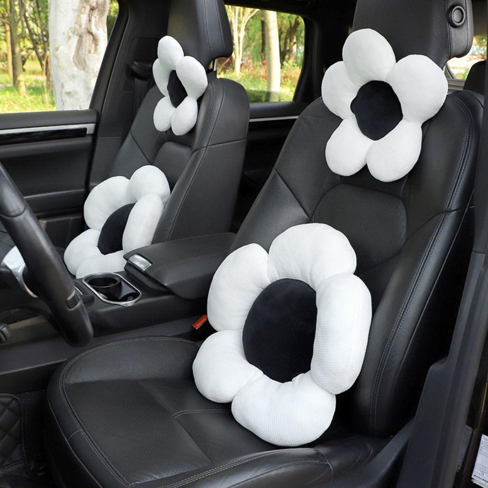 Front Chair Seat Car Seat Cover Car Seat Cushion Flower Car Head Pillow Auto Seat Back Cushion