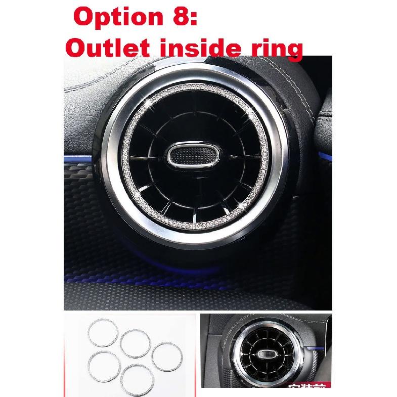 Diamond Sticker For Mercedes Benz A Class W177 V177 A200 A180 + Car Interior Decoration Accessories Sticker