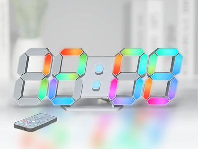 KOSUMOSU ACD-210C RGB светодиодные часы 9.7 дюймов