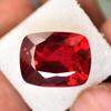 Natural Red Ruby Loose Gemstone 24 ct Cushion Cut July Birthstone for Jewelry Making and Crafts
