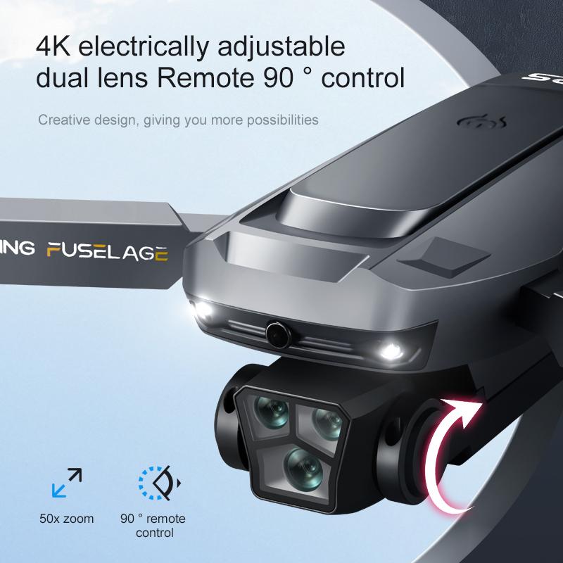 2026 K811 Max GPS Дрон 5G Профессиональный 8K HD Аэросъемка Двойная камера 360° Интеллектуальное обнаружение препятствий Дрон с экраном Бесколлекторный БПЛА Игрушка