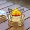 Windproof Stainless Steel Camping Stove Mini Cross Rack Alcohol Stove Cooking Furnace Hiking