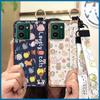 Fashion Design Ring Phone Case For Nokia HMD Pulse/Pulse+/Pulse Pro Anti-dust Wrist Strap Back Cover Cartoon Protective