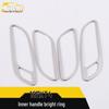 Fits 18 Models: XT4 Interior Door Handle Bright Ring & Buckle Armrest Decorative Sticker Car Accessories.