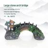 Aquarium Resin Fish Tank Decorations - Bridge Design for Tropical Fish